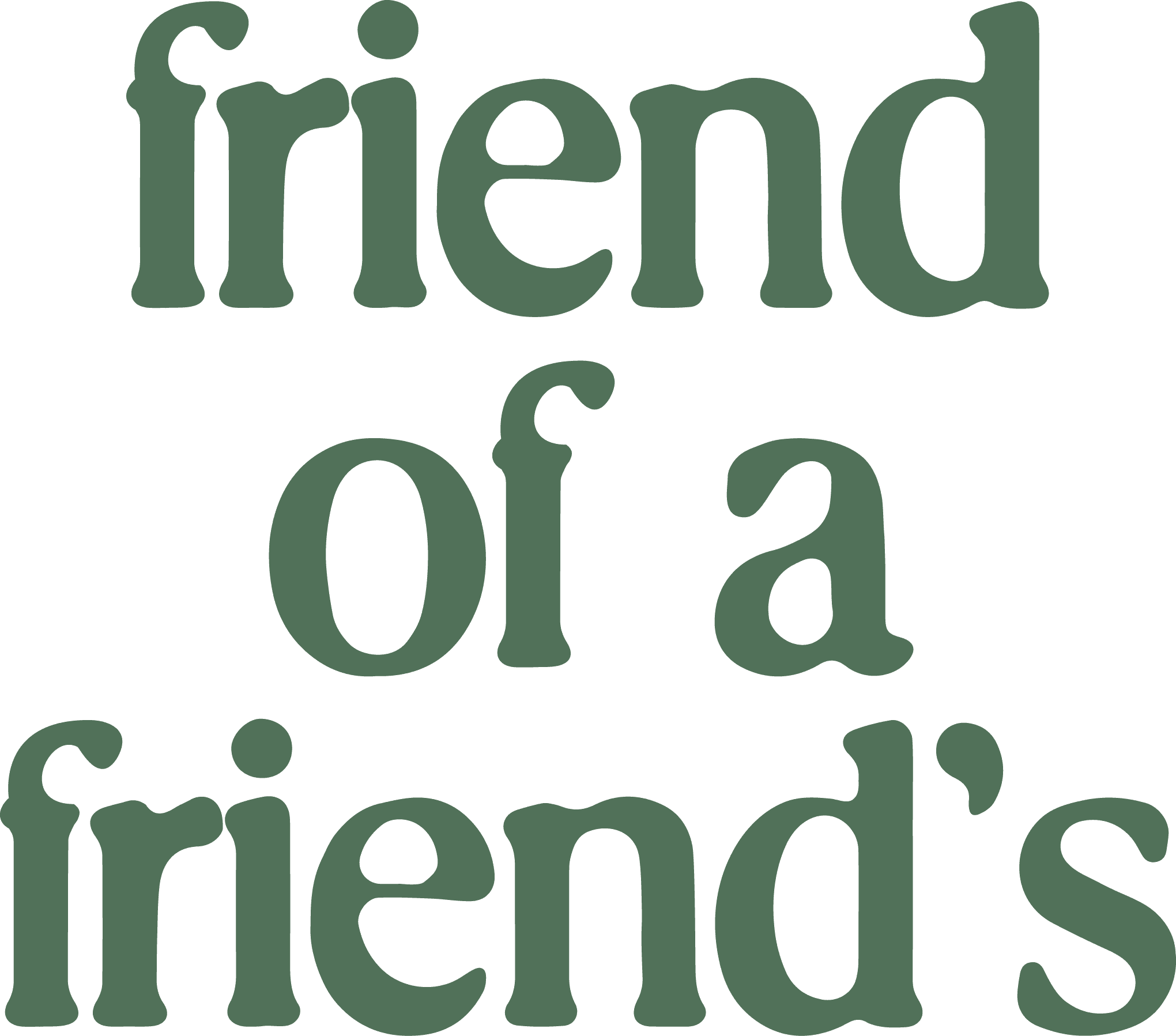 Friend of a Friend’s